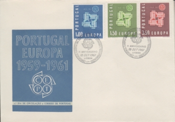 P FDC 0907 / 0909 - 1961 ●